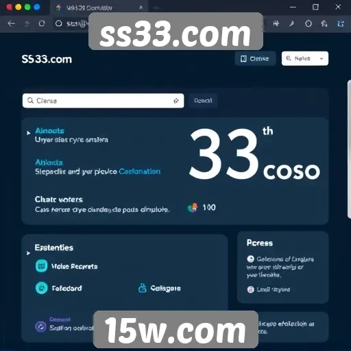 Avaliação da interface do usuário do ss33.com